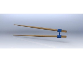 pinza para palillos chinos chopsticks shusi 3d print model - Mito3D