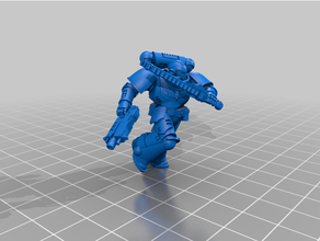 jarheads speis marini assault interccessors 40k space marine ultramarines warhammer40k warhammer wh40k 3d print model - Mito3D