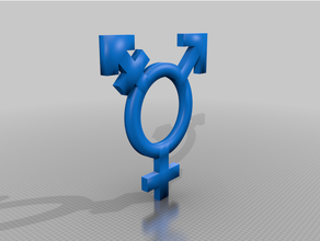 orgullo bisexual gay lgbt 3d print model - Mito3D