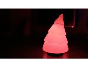 guidato Natale albero ornamento luce rgb natale 3d print model - Mito3D