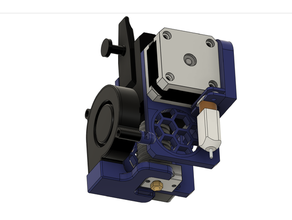 kingroon kp3 mod - v6 hot dual drive direct extruder bl touch + frame mk3 upgrade 3d print model - Mito3D