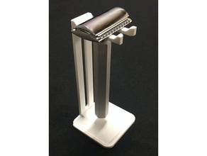 safety razor stand 3d print model - Mito3D