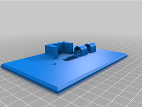 servo operated light switch cover 3d print model - Mito3D