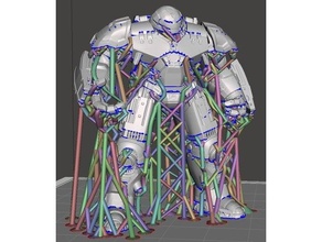 Hulkbuster apoya hombre Acero 3d print model - Mito3D