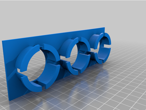 wall mount cordão carretel 3d print model - Mito3D