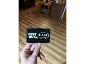 Comprar nerd pelotão Swag cinto fivela melhor compra geeksquad enfeite USB suporte 3d print model - Mito3D