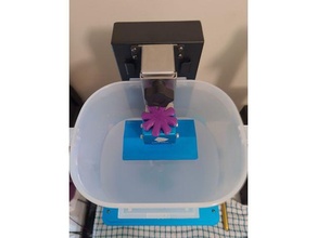 anycubic fotón lavar cura estación adaptador lavarse construir plato soporte 3d print model - Mito3D