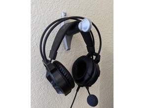 excalibur headphone hanger 3d print model - Mito3D
