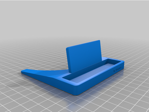 phone base stand 3d print model - Mito3D