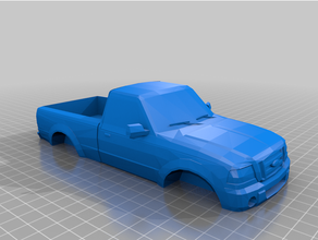 ford ranger single cab 3d print model - Mito3D