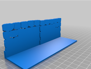 calcolo trattenendo wall aquarium 3d print model - Mito3D