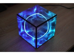 led cube cpu monitor leds moon raspberry pi video game 3d print model - Mito3D