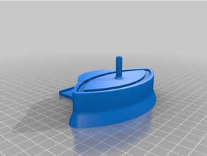 litofano pedestal LED globo estante soporte 3d print model - Mito3D
