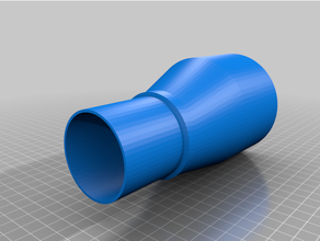 rain gutter hose adpater 5 8cm 3d print model - Mito3D