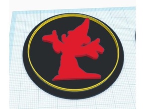 Fantasie mickey modular Logo einfügen 3d print model - Mito3D