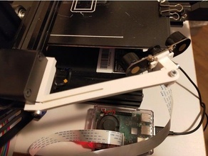 Remix Ender 3 Profi einstellbar Himbeere pi ir Kamera montieren 3d print model - Mito3D