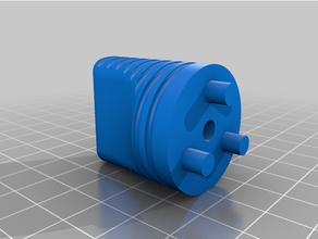 easy grip emek bolt cap grooved 3d print model - Mito3D