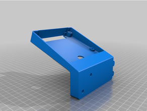 ender-3 left screen case+holder creality ender 3 holder 3d print model - Mito3D