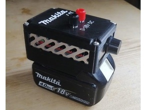 Makita Batterie angetrieben Ventilator Motor Regler 18v Geschwindigkeit 3d print model - Mito3D