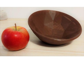 poly fruit bowl 3d print model - Mito3D