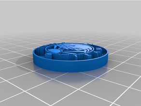 archaeology group badge 3d print model - Mito3D