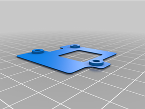 flashforge extruder board standoff plate creator pro finder guider 2 3d print model - Mito3D