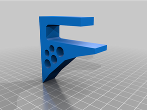 francesa clamp support shelf 3d print model - Mito3D