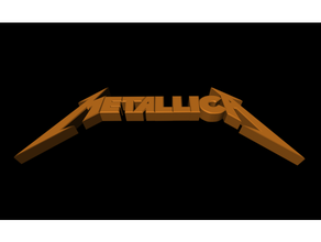 Metallica 3d 3d print model - Mito3D