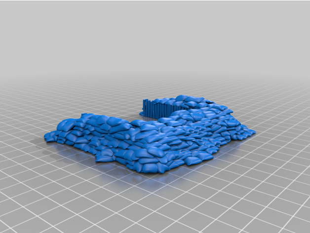 zsu posición observación búnker 3D print model - Mito3D