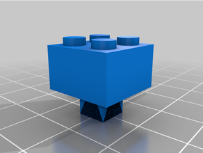 construction brick membrane keycap lego custom compatible 3d print model - Mito3D