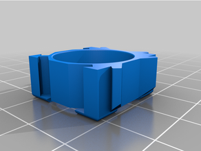 18650 modular battery spacer holder dual 3d print model - Mito3D