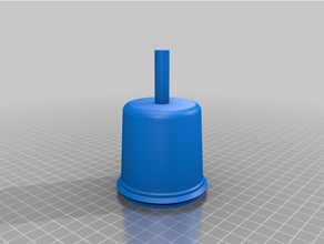 3d stampato muffa fioriera drenaggio buco chappel calcestruzzo 3d print model - Mito3D