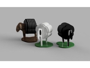 sheep drip mat 3d print model - Mito3D