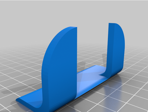 pom hat hanger - fits command strips hats pompom 3d print model - Mito3D