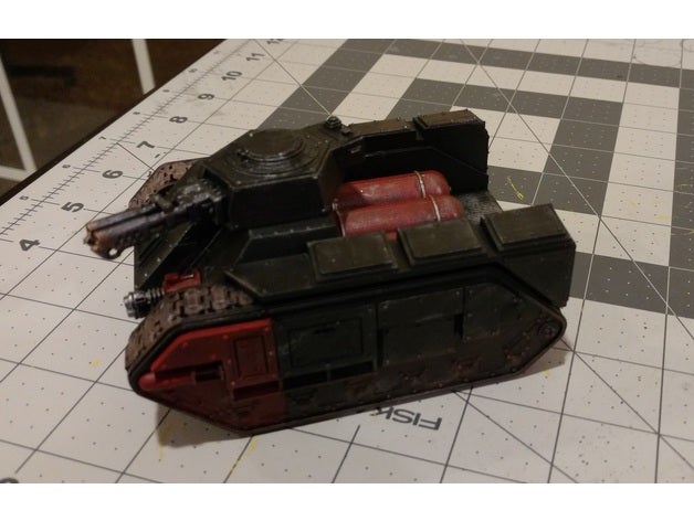 flame-thrower tank 40k wh40k 3D print model - Mito3D