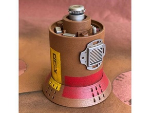 étoile guerres proton grenade bunker bombe 3d print model - Mito3D