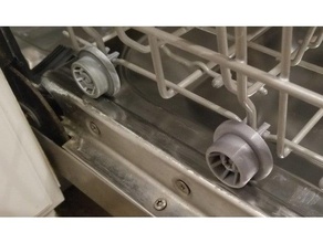 dishwasher wheel samsung dd68 3d print model - Mito3D