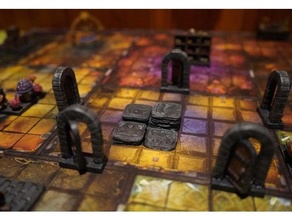 altar quest stairs tile 3d print model - Mito3D
