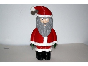 large scale multi piece santa claus christmas holiday holidays saint nick 3d print model - Mito3D