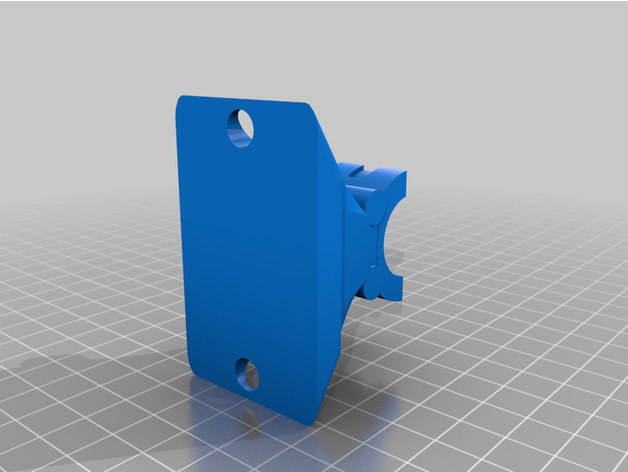 roue pinte 8 pouce éclat lumière monter 3D print model - Mito3D