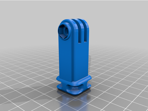 klickfix quad camadapter bisiklet kamera binmek montajı adapter 3d print model - Mito3D