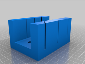 parametrized miter box open scad 3d print model - Mito3D