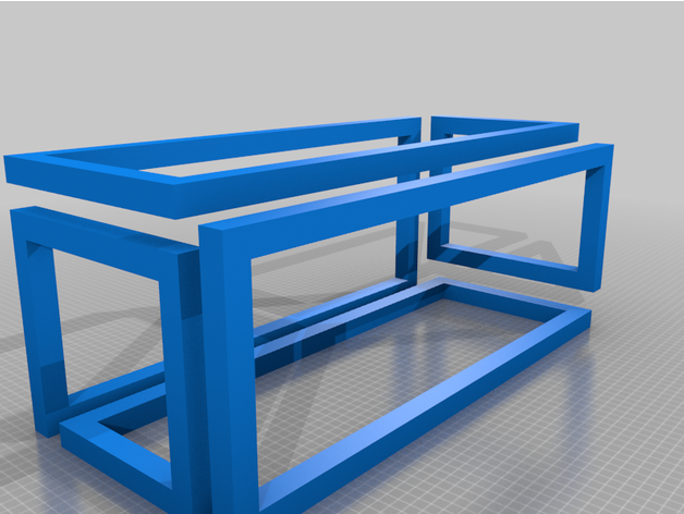 Single Stück Box Extrusion Tabelle 3D print model - Mito3D