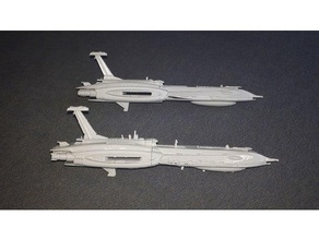 providence-class carrier destroyer higher armada 3d print model - Mito3D