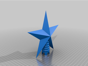 estrella parà arbol navidad 3d print model - Mito3D