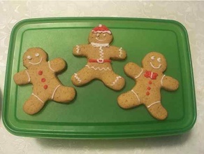 gingerbread man cookie cutter kurabiye 3d print model - Mito3D