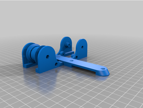 Ajustable bobine titulaire soutien roulements openscad 3d print model - Mito3D