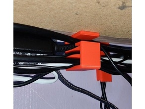 cable administración acortar guía rail 3d print model - Mito3D