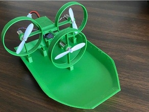 swamp buggy - hubson x4 107c drone hovercraft radio control swamp swamp buggy swamp boat 3d print model - Mito3D