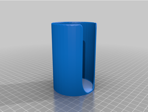 taller cotton pad holder 3d print model - Mito3D